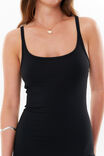 Lulu Super Smooth Scoop Neck Mini Dress, BLACK - alternate image 4
