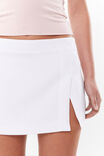Alice Split Mini Skirt, SUMMER WHITE - alternate image 4