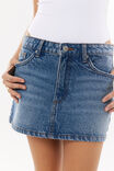 Maya Denim Mini Skirt, WINTER BLUE - alternate image 4