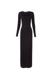 Soft Long Sleeve Maxi Dress, BLACK - alternate image 6