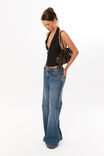 Tilly Zip Through Top, BLACK - alternate image 5
