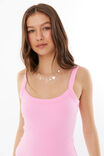 Riri Scoop Neck Tank, BUBBLEGUM - alternate image 4