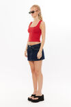 Kirra Scoop Tank, LIPSTICK RED - alternate image 5