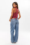 Milly Mesh Halter Top, WILD BERRY - alternate image 3
