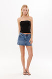 Stacey Strapless Top, BLACK - alternate image 2