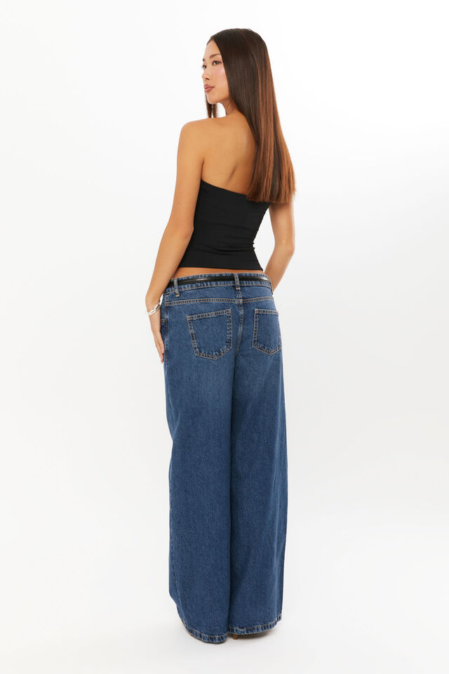 Super Smooth Wilma Tube Top, BLACK