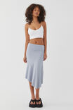 Luxe Asymmetrical Midi Skirt, NEWPORT BLUE - alternate image 2