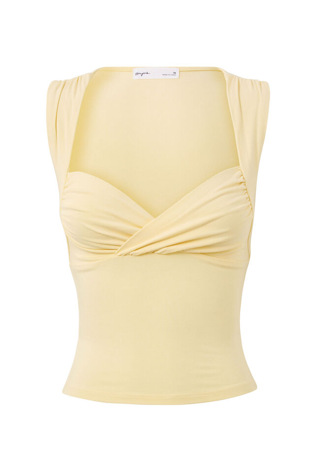 Soft Jolene Top, BANANA YELLOW