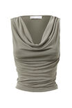 Carly Cowl Neck Top, OLIVE GREEN - alternate image 6
