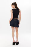 Soft Blair Ruched Tank, BLACK - alternate image 3