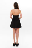 Kaylee Halter Mini Dress, BLACK - alternate image 3