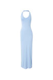 Soft Halter Maxi Dress, BLUEBERRY CREAM - alternate image 6