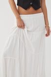 Sadie Tiered Maxi Skirt, SUMMER WHITE - alternate image 4