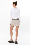 Luxe Long Sleeve Bodysuit, WHITE - alternate image 3
