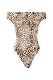 Soft Off The Shoulder Bodysuit, CARMEL LEOPARD BEIGE - alternate image 6