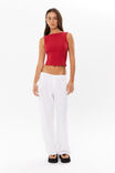 Henley Relaxed Linen Pant, SUMMER WHITE - alternate image 1
