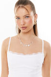 Sophia Lace Trim Cami, WHITE - alternate image 4