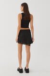 Lola Lace Mini Skirt, BLACK - alternate image 3