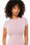 Luxe Longline Tee, VIOLETTE DUSK - alternate image 4