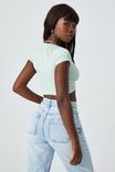 Camille Short Sleeve Ring Top, MINTY GLOW