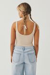 Luxe Square Scoop Bodysuit, LONDON BEIGE - alternate image 4