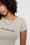 Bambi Printed T Shirt, SILVER GREY/NYC