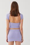 Luxe Hipster Mini Skirt, CLOUDY LILAC - alternate image 3