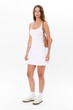 Lulu Super Smooth Scoop Neck Mini Dress, SUMMER WHITE - alternate image 4