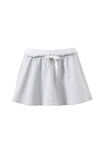 Penny Fleece Mini Skirt, GREY MARLE - alternate image 6