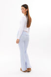 Fold Back Flare Pant, DELICATE BLUE - alternate image 2