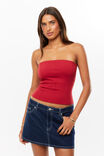 Sammy Strapless Top, BOYSENBERRY - alternate image 1