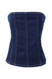 Delilah Denim Corset, INDIGO - alternate image 6