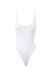 Cora Rib Bodysuit, WHITE - alternate image 6