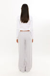 Jordyn Wide Leg Track Pant, GREY MARLE - alternate image 4