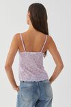 Lucy Mesh Cami, NAOMI FLORAL LILAC - alternate image 3