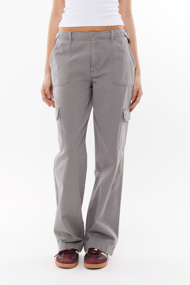 Matilda Cargo Pant, FOSSIL GREY