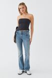 Luxe Strapless Frill Top, BLACK - alternate image 4