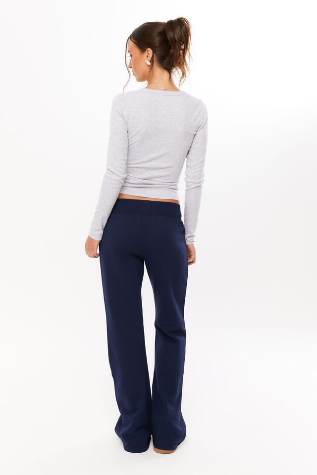 Nelly Flare Leg Track Pant, ROYAL NAVY