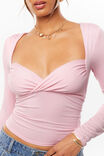 Soft Jolene Long Sleeve Top, ROSETTE PINK - alternate image 4