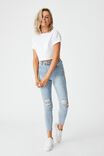 Ciara Crop T Shirt, WHITE