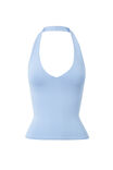 Luxe Halter Top, BLUEBERRY CREAM - alternate image 6