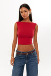 Super Smooth Backless Tank, LIPSTICK RED - alternate image 1