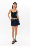 Luxe Strappy V Neck Cami, BLACK - alternate image 2