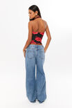 Luxe Halter Top, CANDICE ROSE RED - alternate image 3