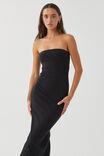 Mary Strapless Maxi Dress, BLACK - alternate image 2