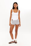 Cora Rib Bodysuit, WHITE - alternate image 2