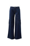 Low Rise Cargo Jean, OXFORD BLUE - alternate image 6