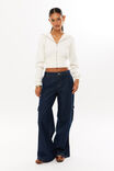 Low Rise Cargo Jean, OXFORD BLUE - alternate image 1