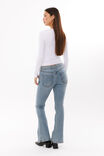 Low Rise Stretch Flare Jean, CLOUDY BLUE - alternate image 5