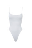 Light Luxe Strappy Bodysuit, WHITE - alternate image 7